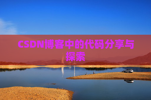 CSDN博客中的代码分享与探索